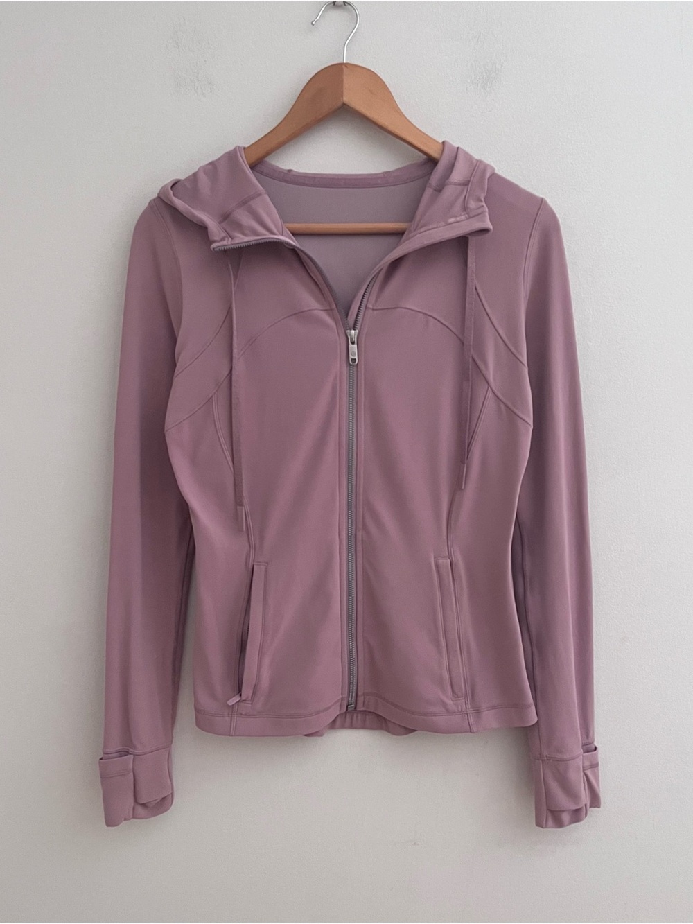 Lululemon Hooded Define Jacket Nulu Violet Verbena Size 8 Activewear